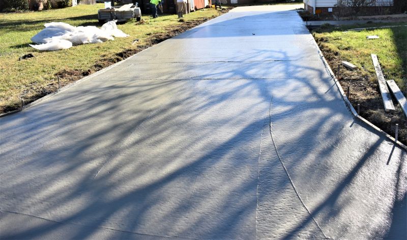 Finished Concrete Apron
